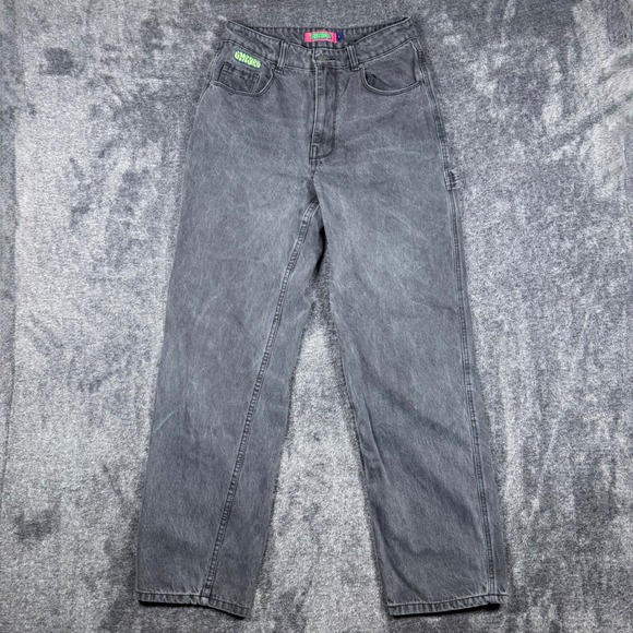 Empyre Other - Empyre Tori Size 6 Gray Carpenter Jeans Baggy Skater Y2K Wide Leg 100% Cotton